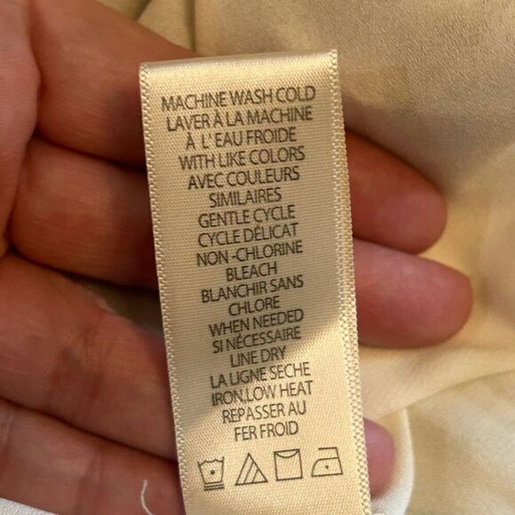 Max Studio women's white and purple floral v-neck tiered mini dress size large N - Picture 6 of 8